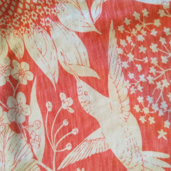 Gap floral patterned coral and ivory joggers. Size 5 - Picture 2 of 9